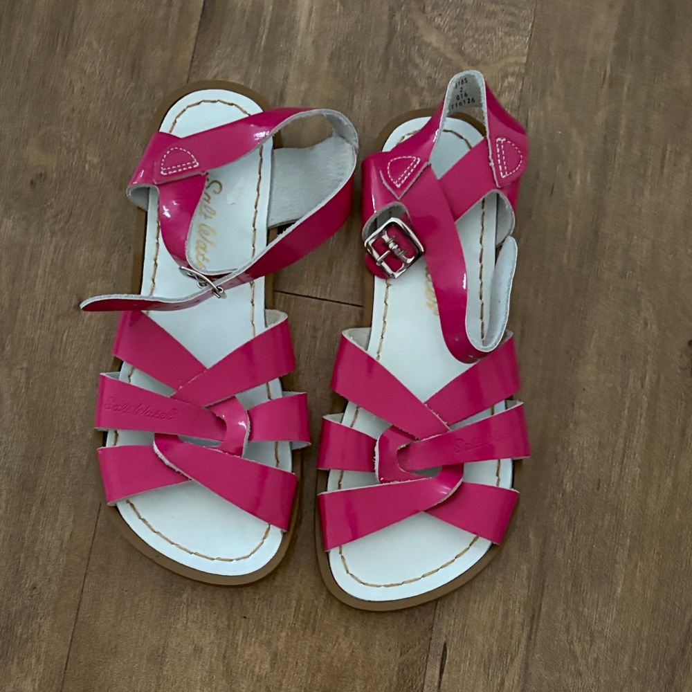 Salt Water Sandals by Hoy Pink Kids Sandals